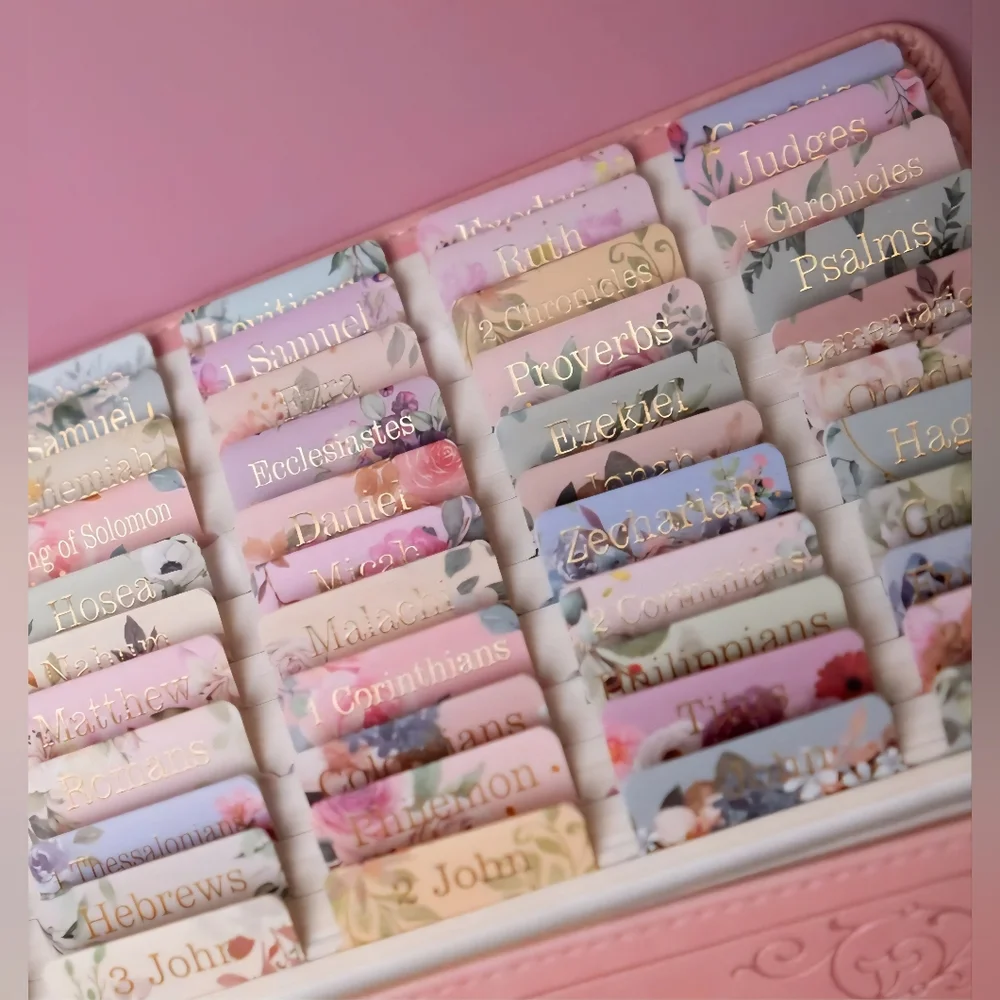 Floral Bible Tabs